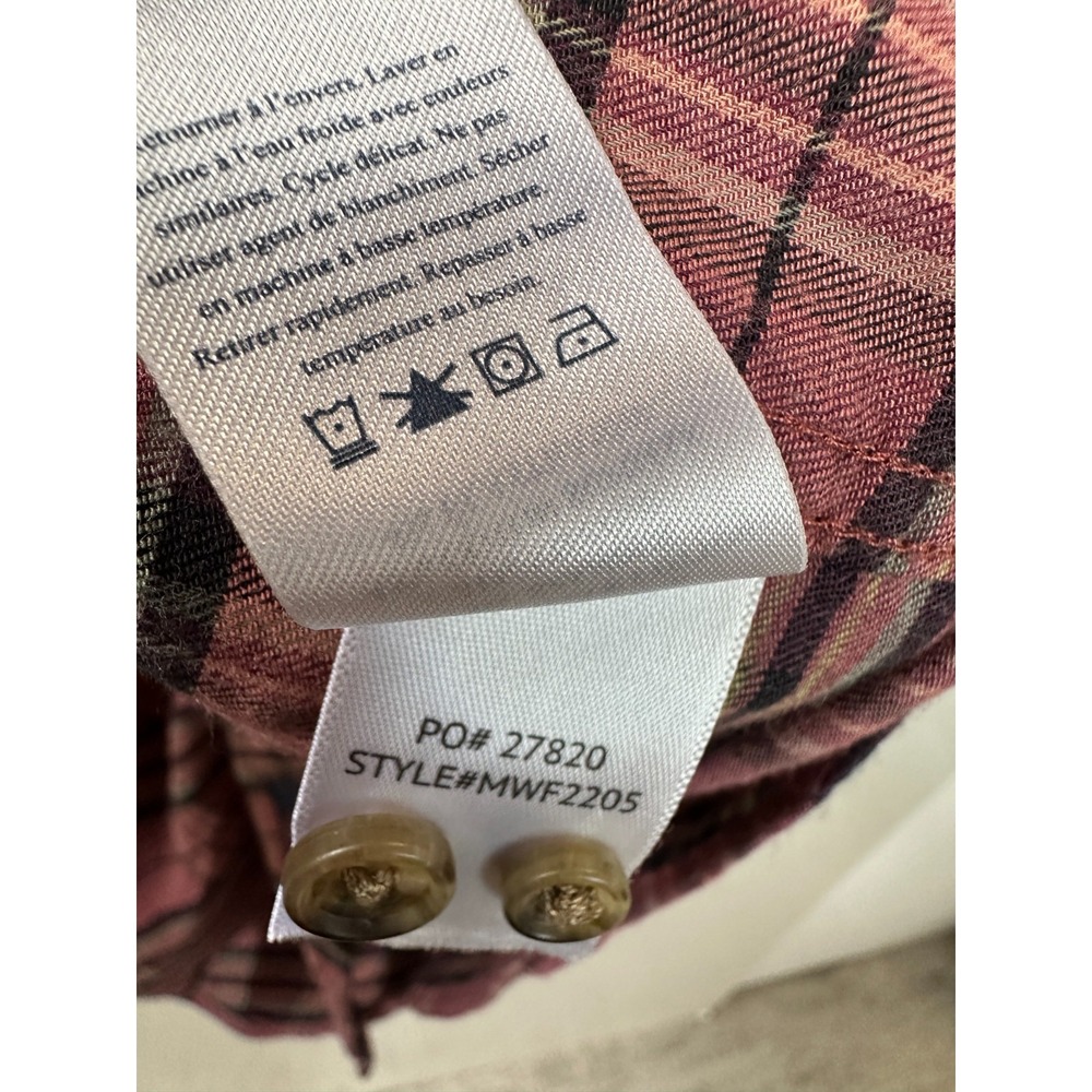 Faherty Movement Featherweight Twill Shirt Mountain View Plaid Button Men's XXL - Picture 11 of 13